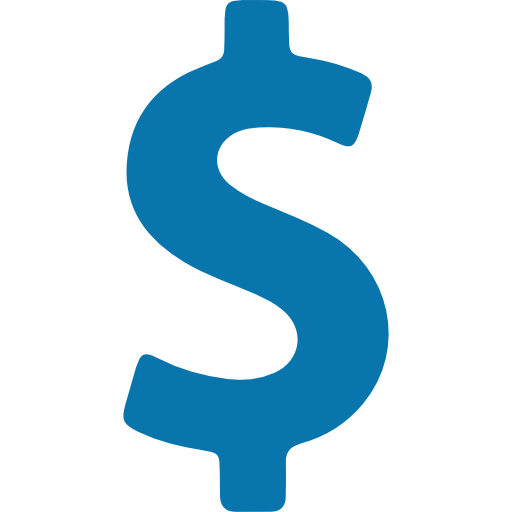 dollar sign representing budgets and planning